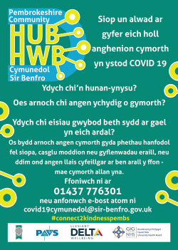Poster Hwb Lliw Cymraeg