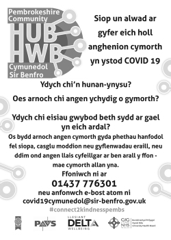 Poster Hwb Du & Gwyn Cymraeg