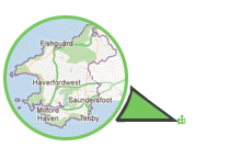 Pembrokeshire Address Map Footer