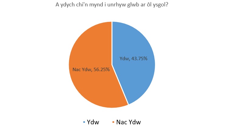 A ydych chi'n mynd i unrhyw glwb ar ol ysgol