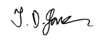 llofnod Tegryn Jones